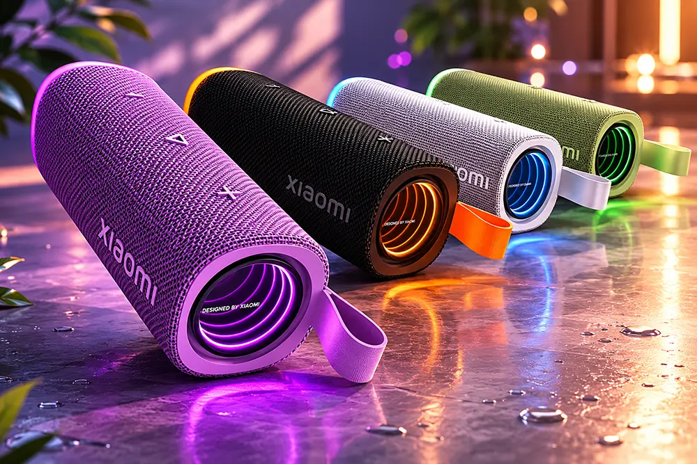Новинки гаджетів Xiaomi 2026 року від SMS Market колонка Sound Play з підсвічуванням